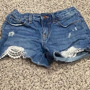 Blue Jean shorts; size 10